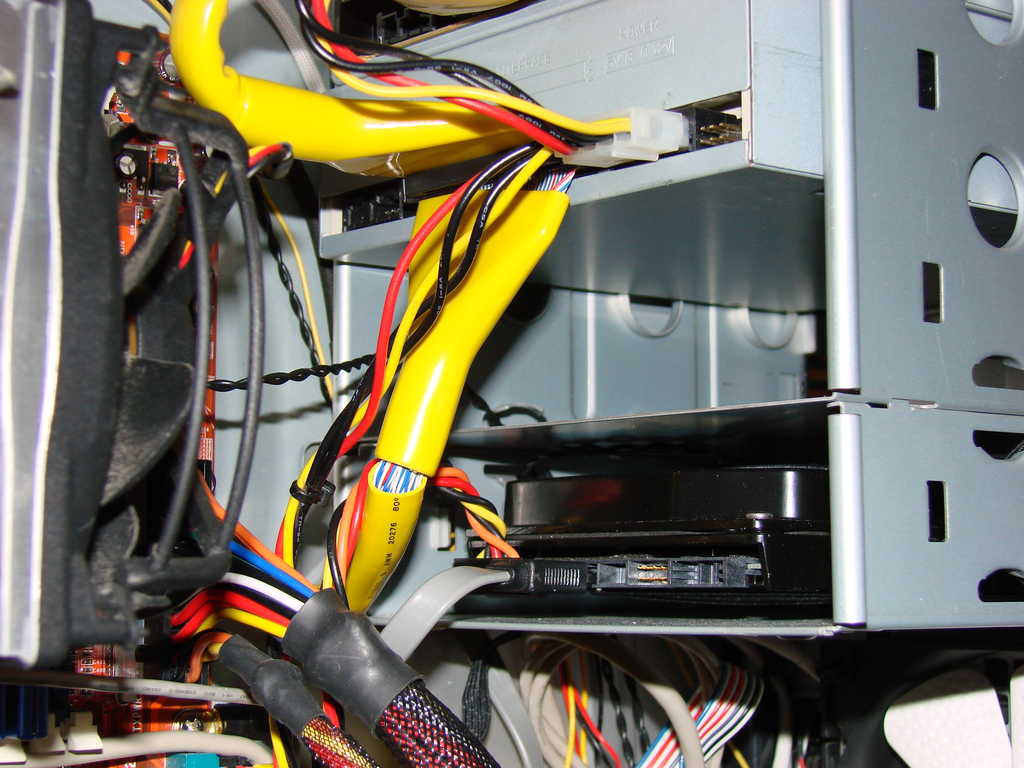 hard-disk inside view