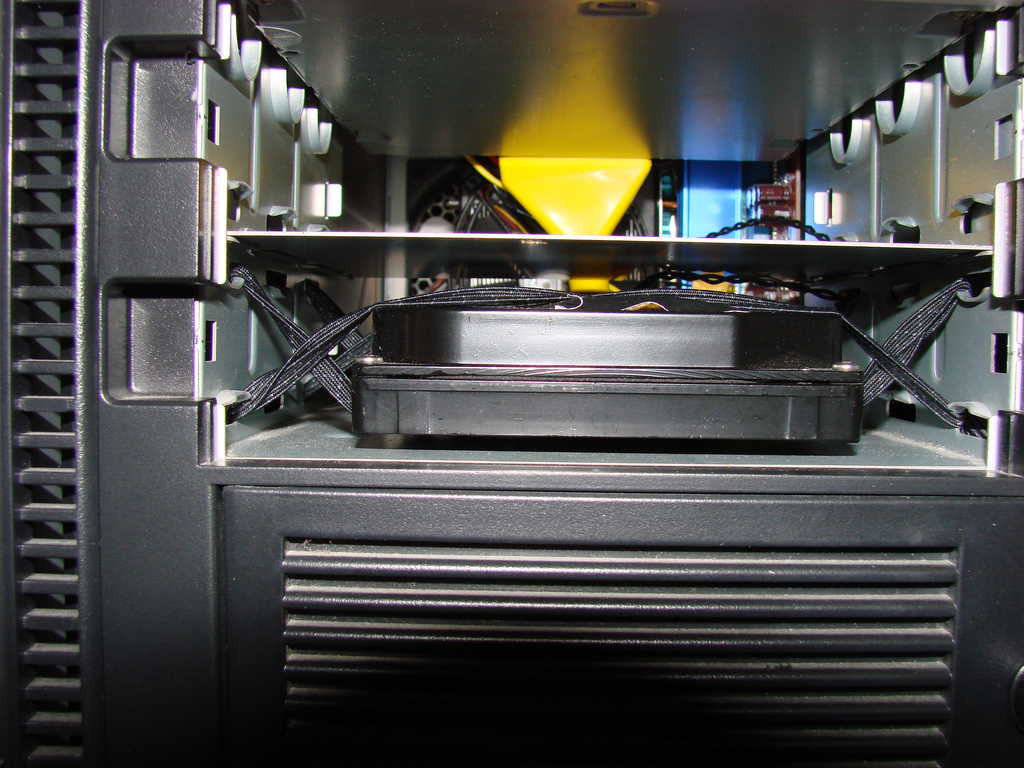 hard-disk front view