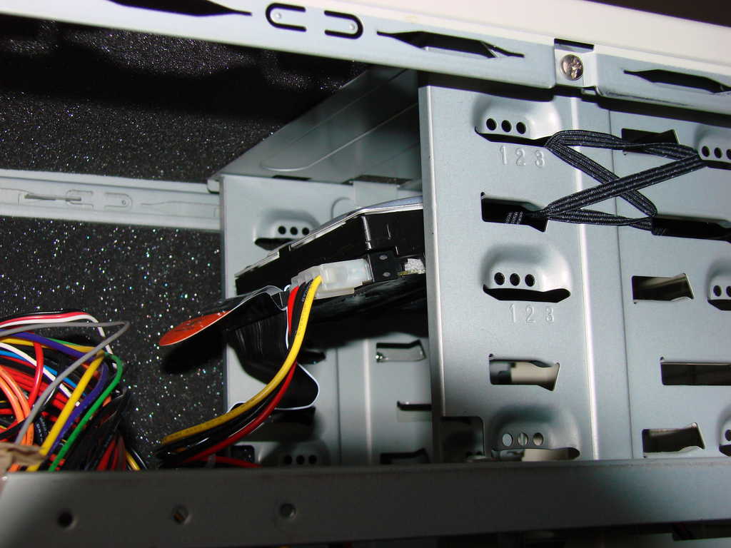 hard-disk inside view